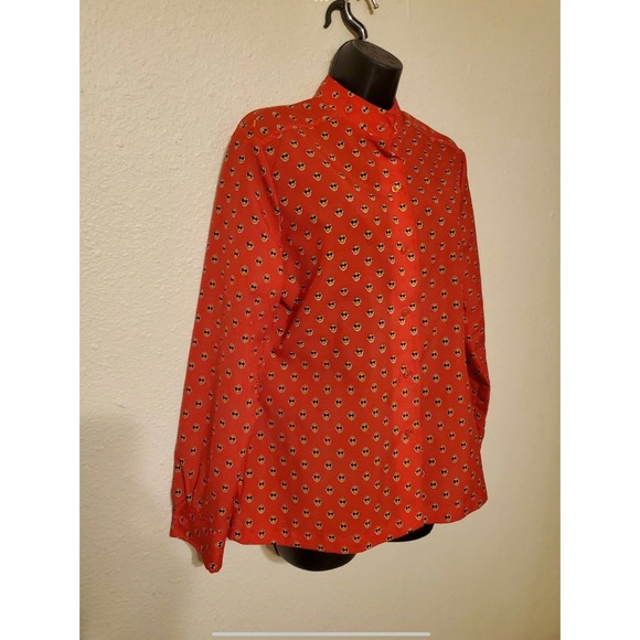 Vintage Abstract Secretary Blouse - Picture 3 of 7